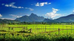 The countryside of Vang Vieng