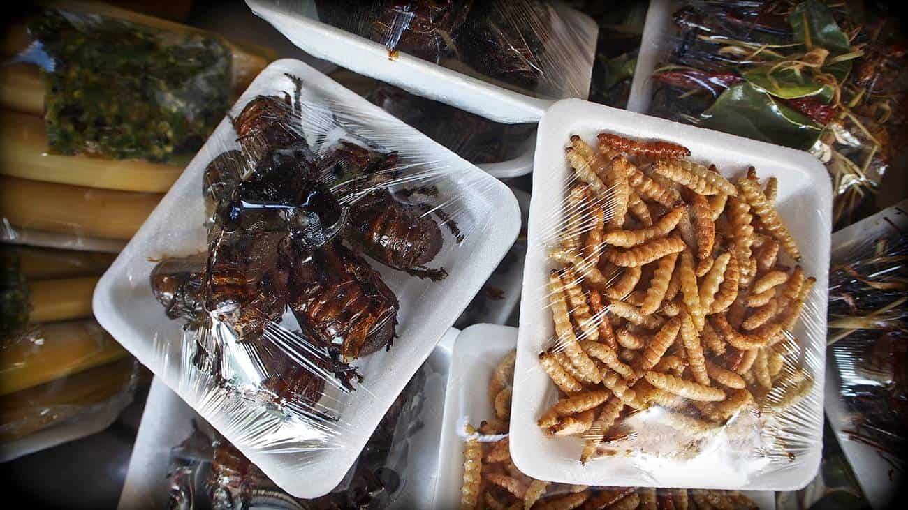 Lao street snacks