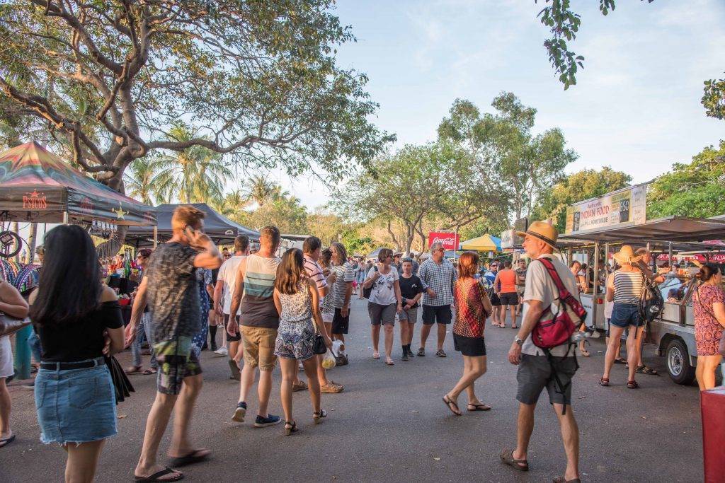 "The eclectic Mindil Sunset Market reflecting Darwin's diverse culture."