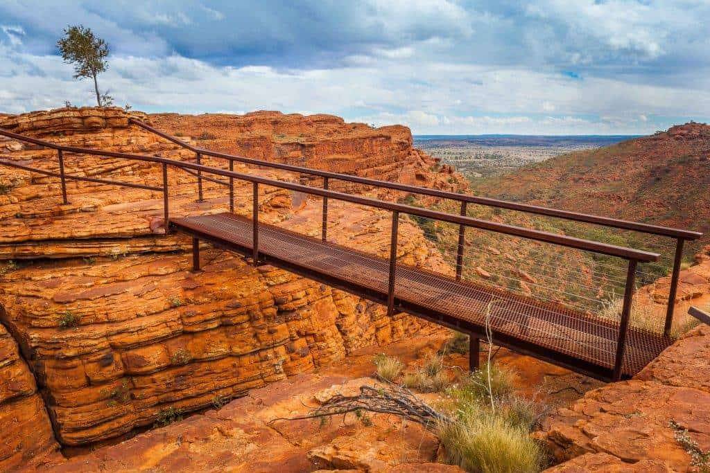 "The awe-inspiring Kings Canyon Rim Walk, a highlight in the Red Centre."